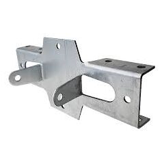 Кронштейн д/забора наружный 174*60*40 цинк, фото  - Метэкс