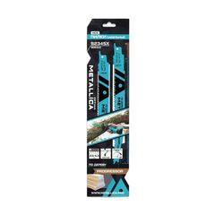 Пилки сабельные S2345X 200/175мм шаг 2,5-4,3мм, HCS Progressor, по дереву 2шт METALLICA 908310, фото  - Метэкс