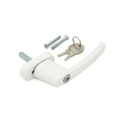 Ручка для пластиковых окон с ключом ПВХ, фото  - Метэкс