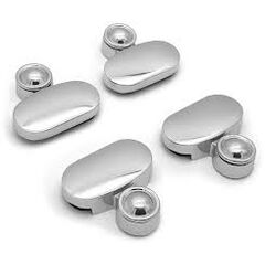 Зеркалодержатель №159 черный 4 шт SOLLER 119-019, фото  - Метэкс