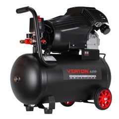 Компрессор прям. привод масляный (2,2 кВт, 420л/мин, 50л, 220В) VERTON AC-24/420K (01.5985.12195), фото  - Метэкс