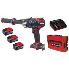 Дрель-шуруповерт ударн. аккум. EINHELL б/щ (3 а/б 5,2А*ч 18В, ЗУ) TP-CD 18/120 Li-i BL (4514310SET3), фото  - Метэкс