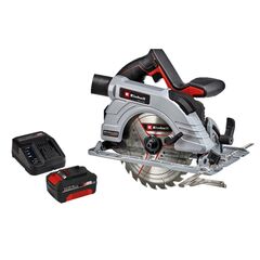 Пила дисковая аккум. EINHELL б/щ (190мм, 1 а/б 4А*ч 18В, ЗУ) TP-CS 18/190 Li BL (4331210SET), фото  - Метэкс