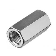 Гайка DIN6334 М6 соединительная А2 нерж (5 шт), фото  - Метэкс