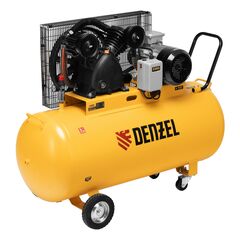 Компрессор ременной масляный (5,5 кВт, 850л/мин, 270л, 400В) DENZEL BCV 5500-T/270 (58125), фото  - Метэкс