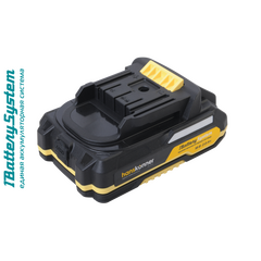 Аккумуляторный блок HANSKONNER слайдер (Li-ion 2А*ч 18В) HBP2002 (HBP2002), фото  - Метэкс