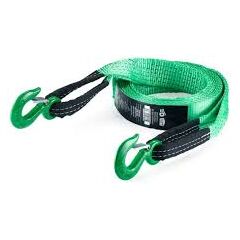 Трос буксировочный ТОР 5 тонн 5 м ленточный 2 крюка, фото  - Метэкс