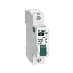 Выключатель автоматический 1Р 40А  4,5кА DEKraft 11058DEK, фото  - Метэкс