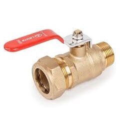 Кран шаровой гофр.труба/нр.резьба P*ML (С) 20*3/4, Lavita, фото  - Метэкс