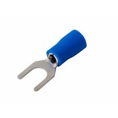Наконечник вилочный изолированный 5.3 мм 1.5-2.5 мм² (НВи 2.5-5/НВи 2-5) синий REXANT 10шт/уп, фото  - Метэкс