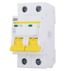 Выключатель автоматический 2P 40А 4,5кА IEK MVA20-2-040-C, фото  - Метэкс