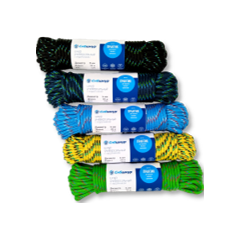 Шнур плетеный Практик 5 мм 20 м двойной штрих СИБШНУР, фото  - Метэкс