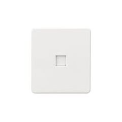Розетка компьютерная RJ45 (перламутр) ROUND, фото  - Метэкс