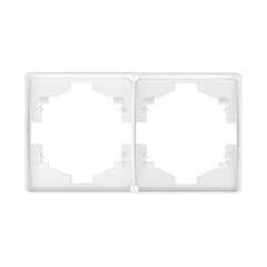 Рамка двухместная (перламутр) ROUND 								, фото  - Метэкс