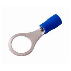 Наконечник кольцевой изолированный ø 8.4 мм 1.5-2.5 мм² (НКи 2.5-8/НКи2-8) синий REXANT 10шт/уп, фото  - Метэкс