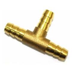 Штуцер латунь 10мм х 10мм х 10мм, трёхсторонний (Т-образный), фото  - Метэкс