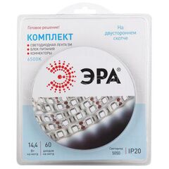Комплект светодиодной ленты 5050kit-14,4-60-12-IP20-6500-5m ЭРА, фото  - Метэкс