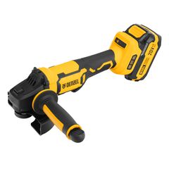 Шлифмашина угловая аккум. DENZEL б/щ (125мм, 1а/б 4А*ч 20В, ЗУ) AGH-BL-20-125 (27010), фото  - Метэкс