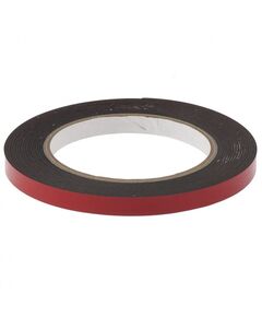 Лента клейкая на вспененной основе двусторонняя черная усиленная 9 мм х 5 м MATRIX 89082, фото  - Метэкс