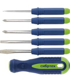 Набор отверток 5 шт со сменными насадками СИБРТЕХ 13384, фото  - Метэкс