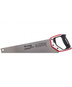 Ножовка по дереву 450 мм 11-12 TPI каленый зуб 3D трехкомпонентная рукоятка MATRIX 23583, фото  - Метэкс