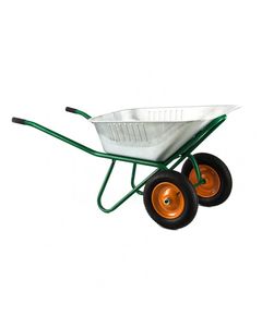 Тачка двухколесная грузоподъемность 320 кг объем 100 л садово-строительная усиленная Сибртех, фото  - Метэкс