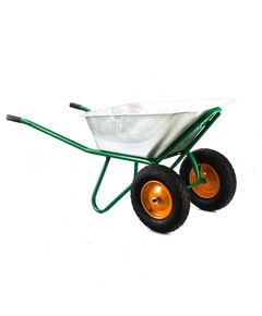 Тачка двухколесная грузоподъемность 320 кг объем 100 л садово-строительная  усиленная Palisad, фото  - Метэкс