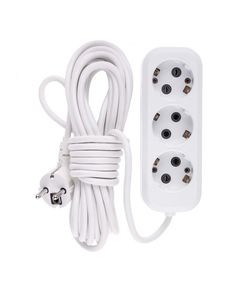 Удлинитель бытовой с заземлением 7 м 3 розетки 95968, фото  - Метэкс
