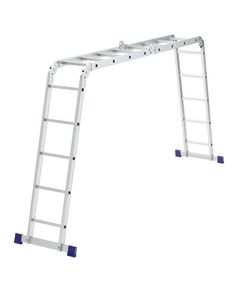 Лестница шарнирная алюминиевая 2 х 4 + 2 х 5 СИБРТЕХ 97884, фото  - Метэкс