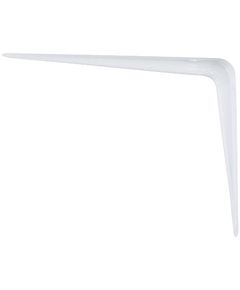 Кронштейн угловой с ребром 175х225 мм белый, фото  - Метэкс