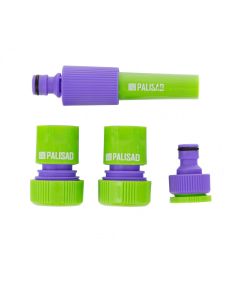 Набор для подключения шланга 3/4 распылитель 3 адаптера к распылителю PALISAD 65179, фото  - Метэкс