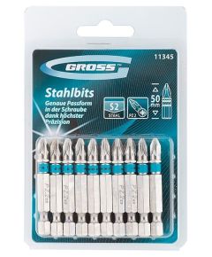 Бита РZ2 х 50 10 шт GROSS 11345, фото  - Метэкс
