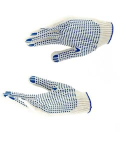 Перчатки х/б с ПВХ точкой 10 кл "ЛАЙТ", фото  - Метэкс