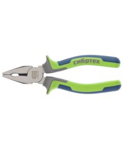 Плоскогубцы 160 мм двухкомпонентные рукоятки СИБРТЕХ 17053, фото  - Метэкс