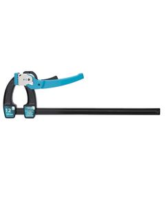 Струбцина реечная быстрозажимная металлический корпус рычажный храповой механизм 300 мм Gross, фото  - Метэкс