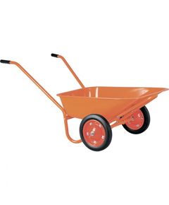 Тачка двухколесная грузоподъемность 120 кг объем 90 л садовая-строительная ТСО-2-02, фото  - Метэкс