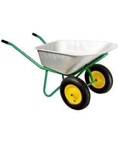 Тачка двухколесная грузоподъемность 320 кг объем 100 л садовая-строительная усиленная Palisad, фото  - Метэкс