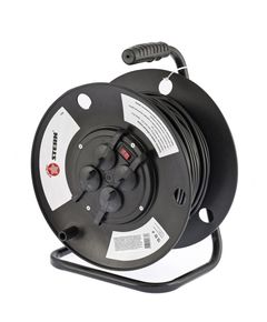 Удлинитель на катушке 50 м 4 розетки 95708, фото  - Метэкс