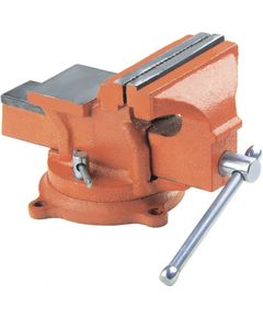 Тиски слесарные 200 мм поворотные с наковальней SPARTA 186295, фото  - Метэкс