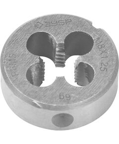 Плашка машинно-ручная М8 х 1.25 мм Р6М5 ЗУБР 4-28023-08-1.25, фото  - Метэкс