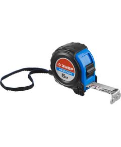 Рулетка 5 м х 25 мм обрезиненный корпус ЗУБР 34056-05-25_z01, фото  - Метэкс