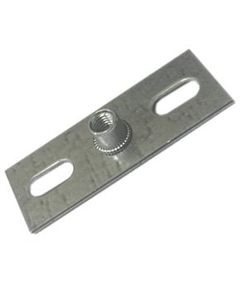 Пластина опорная облегченная М12 80х30х2,0 мм, фото  - Метэкс