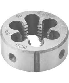 Плашка ручная М20 х 2.5 мм 9ХС ЗУБР 4-28022-20-2.5, фото  - Метэкс