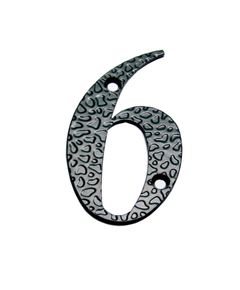 Цифра НОЭЗ 6-110-S черный, фото  - Метэкс