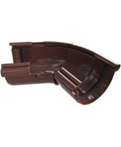 Угол желоба 120-145 ПВХ шоколад (8), фото  - Метэкс