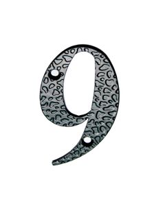 Цифра НОЭЗ 9-110-S черный, фото  - Метэкс