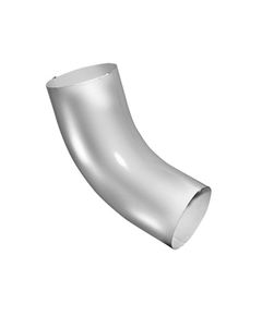 Optima Grand Line 125/90 Колено трубы 60 (белый), фото  - Метэкс