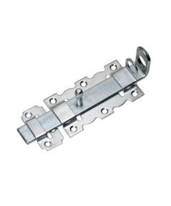 Задвижка дверная НОЭЗ ЗД-110-Пр-S (проушины) цинк, фото  - Метэкс