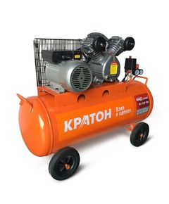 Компрессор ременной масляный (2,2 кВт, 440л/мин, 100л, 220В) КРАТОН АС-440-100-BDV (30101040), фото  - Метэкс