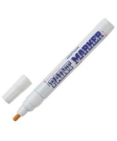 Маркер по металлу белый, фото  - Метэкс